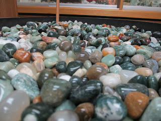 Nice Variety of Colors in Smooth Stones at NC Gem Mine