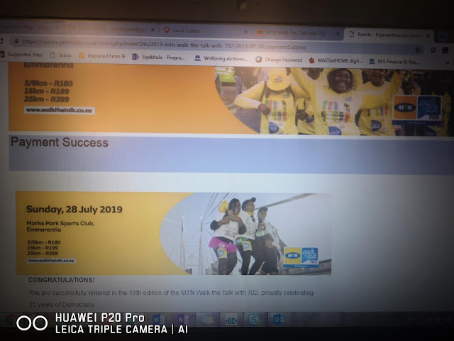 #TheLifesWayGoals - @Walkthetalk_ #MTN702WALK 25Kms on 28th July 2019 - Planning #HuaweiHealth