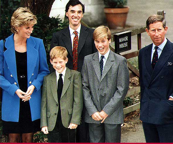 prince william and harry official photo. diana,prince william harry