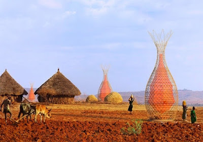 Menara Yang Mampu Mengumpul Air Dari Udara Nipis Di Ethiopia