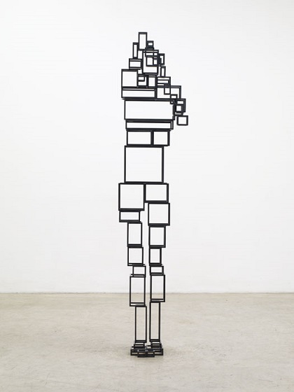 Antony Gormley - "Clasp III", 2010. | imagenes obras de arte figurativo abstracto, esculturas figurativas abstractas | art pictures inspiration, cool stuff