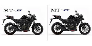 Tampilan Yamaha MT25