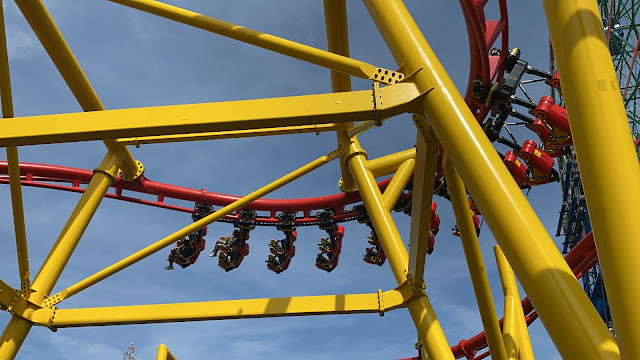 Coney Island Phoenix Roller Coaster Deno's Wonder Wheel