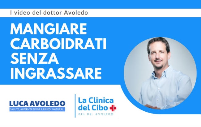 Il nutrizionista dottor Avoledo spiega come mangiare carboidrati senza mettere su peso