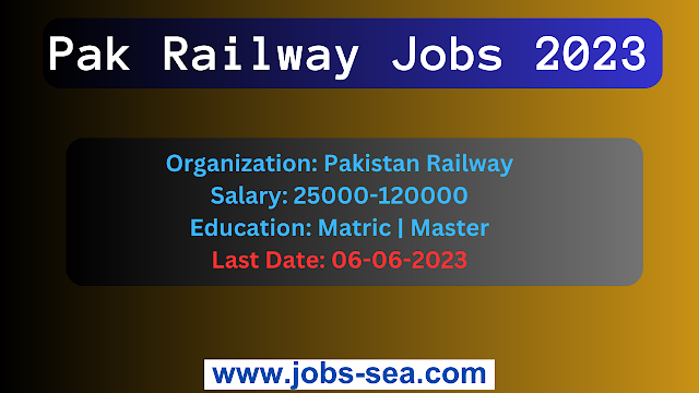 Latest Vacancies at Pakistan Railway Department | Apply For Lab Assistant, and Railway Police Jobs 2023