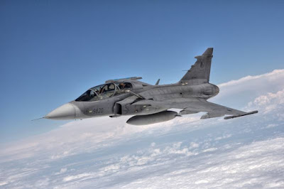 Czech Gripen pilots air refueling