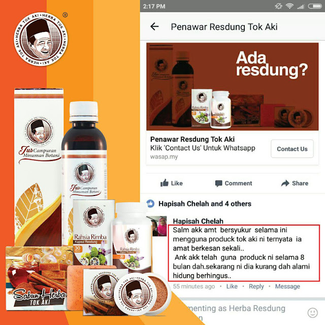 Harga Ubat Resdung Tok Aki - Rawatan m