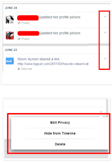 Delete Activity Log Facebook