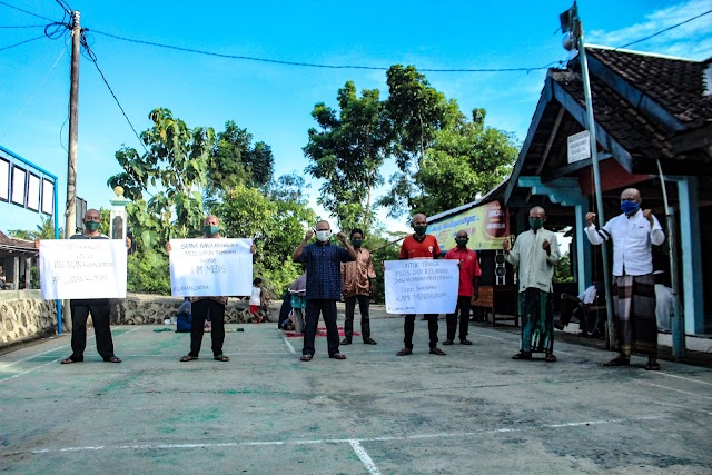 Cukur Masal Dan Sujud Syukur :Warga Kedungranti Dinyatakan Negatif Covid 19 