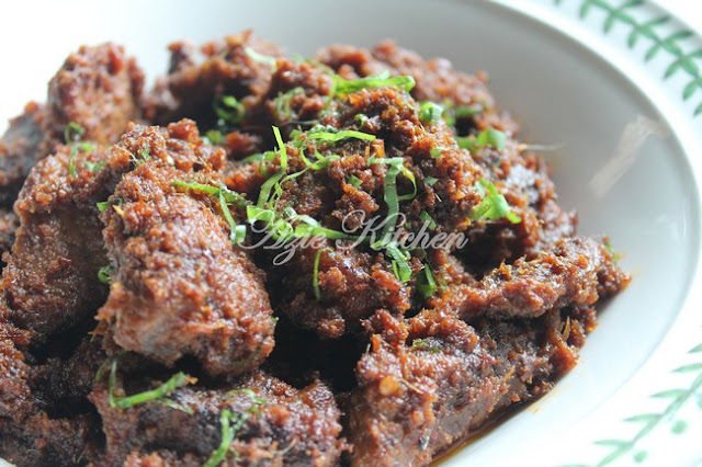 Rendang Daging Sedap Giler - Azie Kitchen