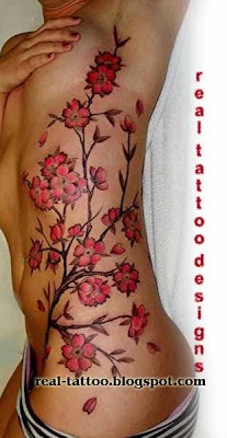 real sexy flower tattoo designs