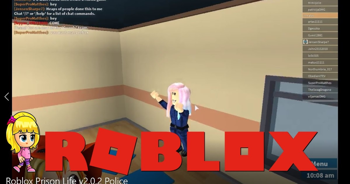 Chloe Tuber Roblox Prison Life V2 0 2 Gameplay Cops - roblox prison life v2 02