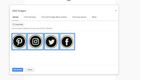 How to add social media follow button on blogger/flashrealities.blogspot