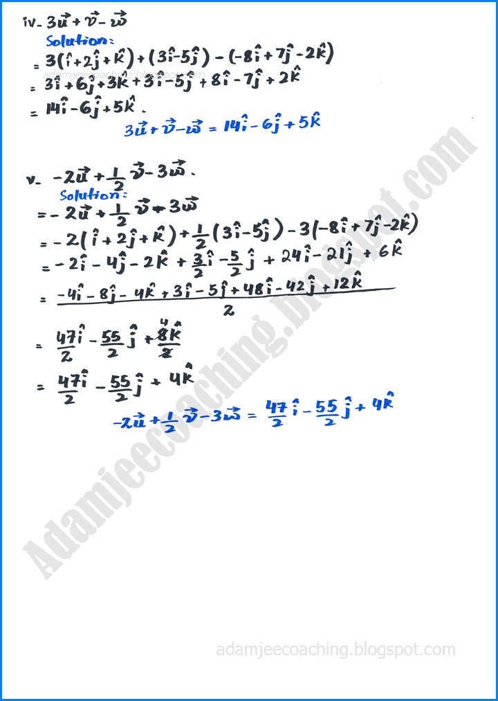 vectors-exercise-3-2-mathematics-11th