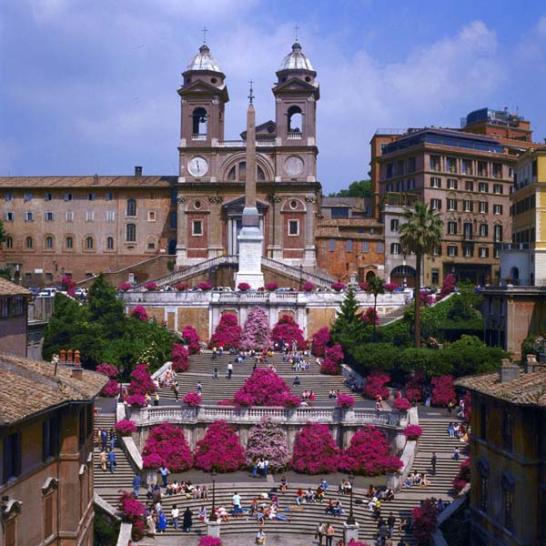 La Plaza de España (Roma - Italia).