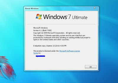 win7 7100 Windows 7 Build 7100 RC 