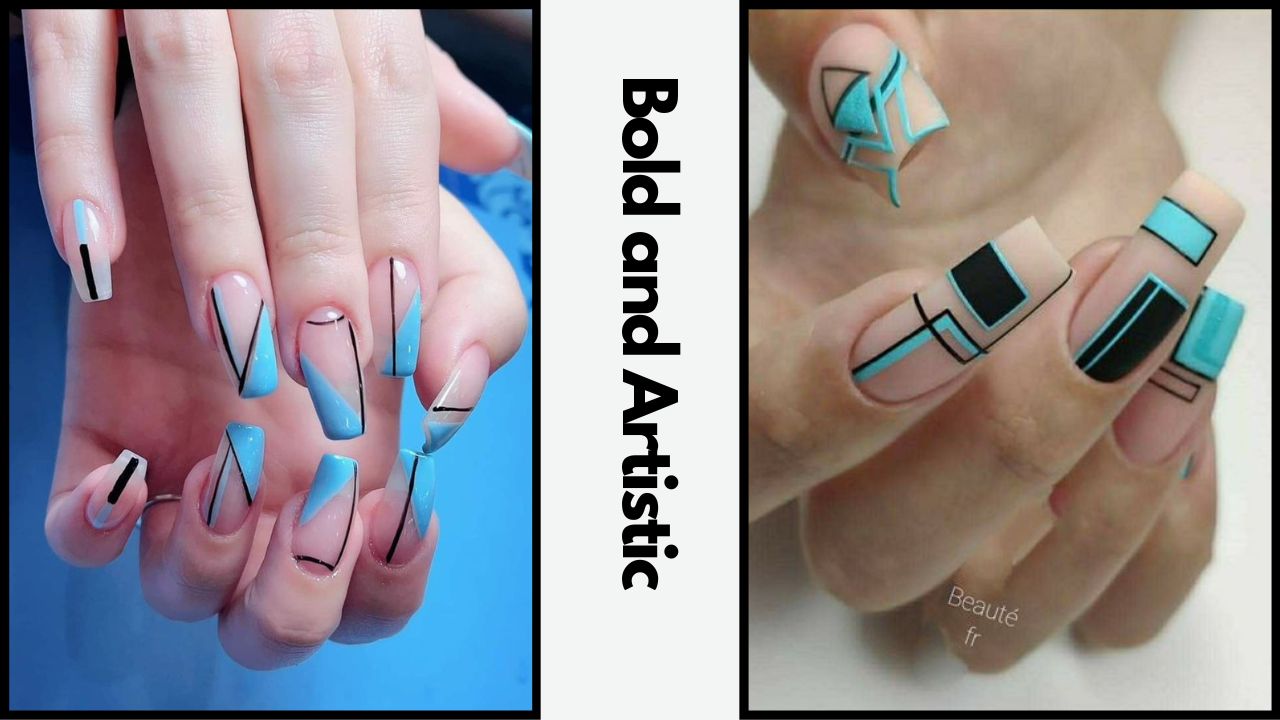 Bold and Artistic nail art