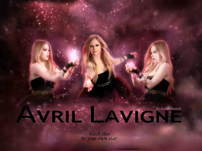 Avril Lavigne Wallpapers Black Star