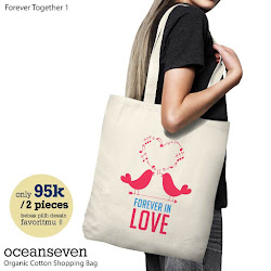 OceanSeven_Shopping Bag_Tas Belanja__Forever in Love_Forever Together 1