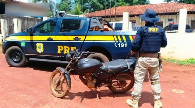 Homem de 37 anos é preso pelo crime de receptação; PRF recupera motocicleta na BR-343