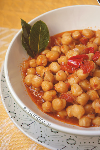 Chickpea Stew with Oven-Dried Tomatoes