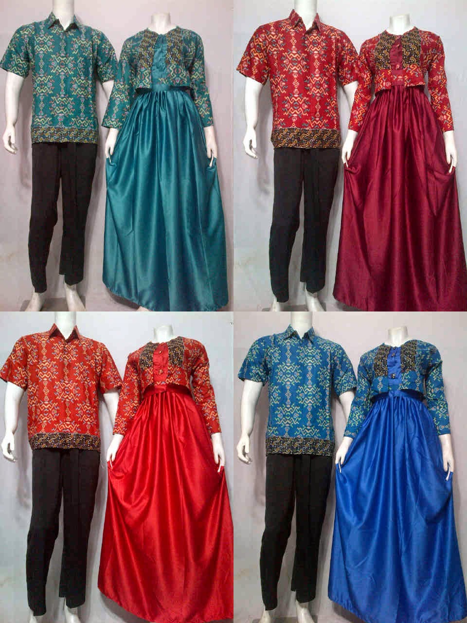 Model Baju  Gamis  Batik Muslim Batik Bagoes Solo