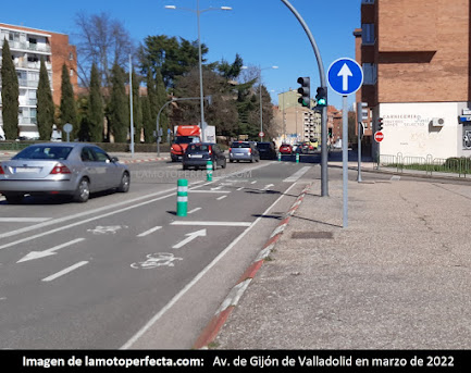 Avenida de Gijón después Valladolid