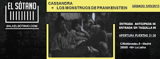 Concierto de Cassandra y Los Monstruos de Frankenstein en El Sótano