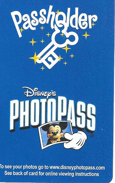 Disney World Passholder Photopass Card