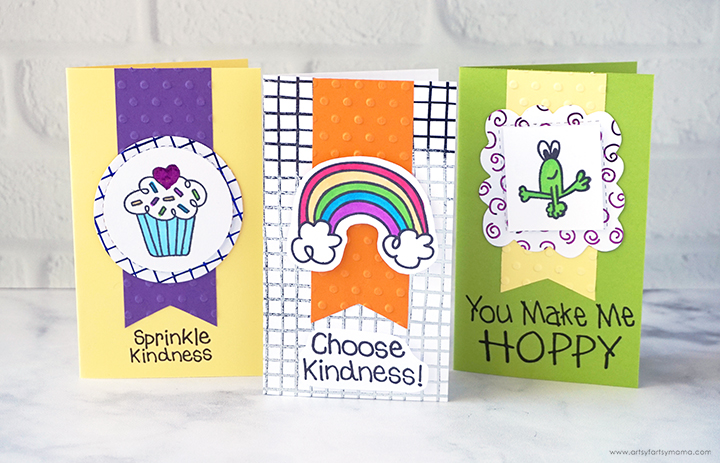 Handmade Kindness Cards with Therm-O-Web