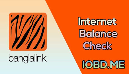 banglalink internet balance check code