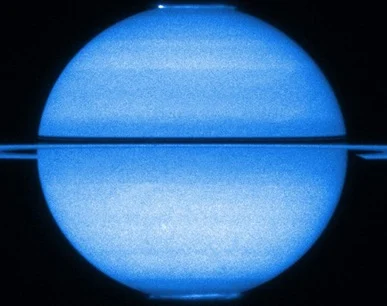 auroras em Saturno