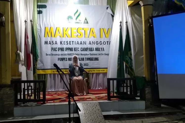 Bendahara Umum IPPNU Kabupaten Cianjur Kawal Makesta Zona Selatan