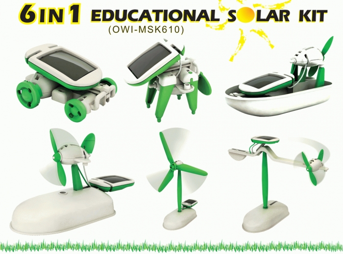 Robot Solar 6 in 1 / Edukasi Merakit Robot / Kits Robot 