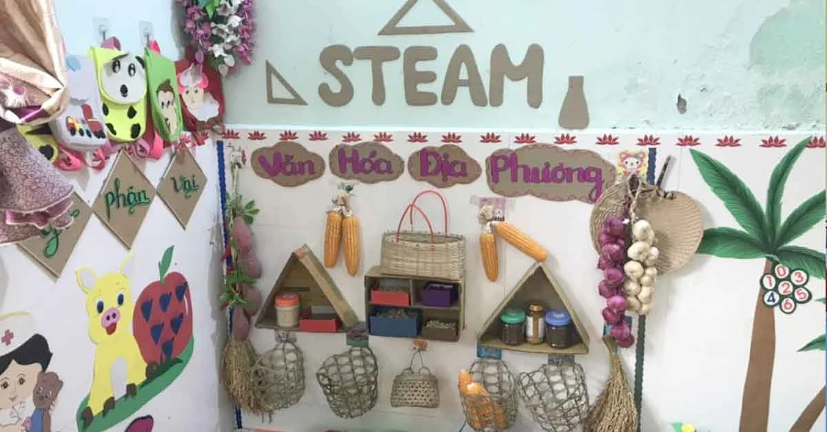 Trang trí lớp mầm non theo Steam là gì? - Hình ảnh trang trí lớp steam