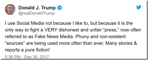 trump tweets social media