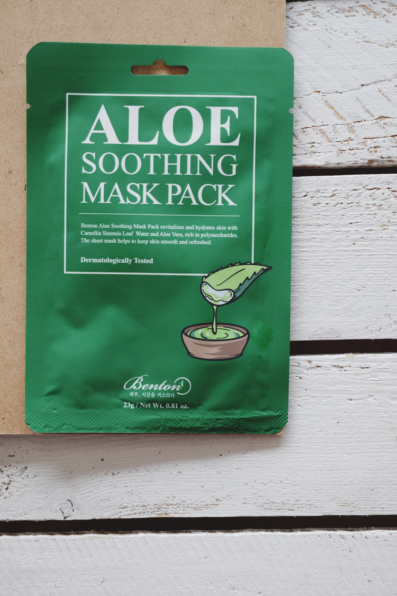 benton, aloe soothing mask pack