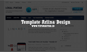 Template Arlina Design Cloning 100% Asli Gratis