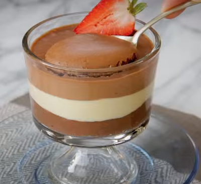 Mousse de Tres Chocolates