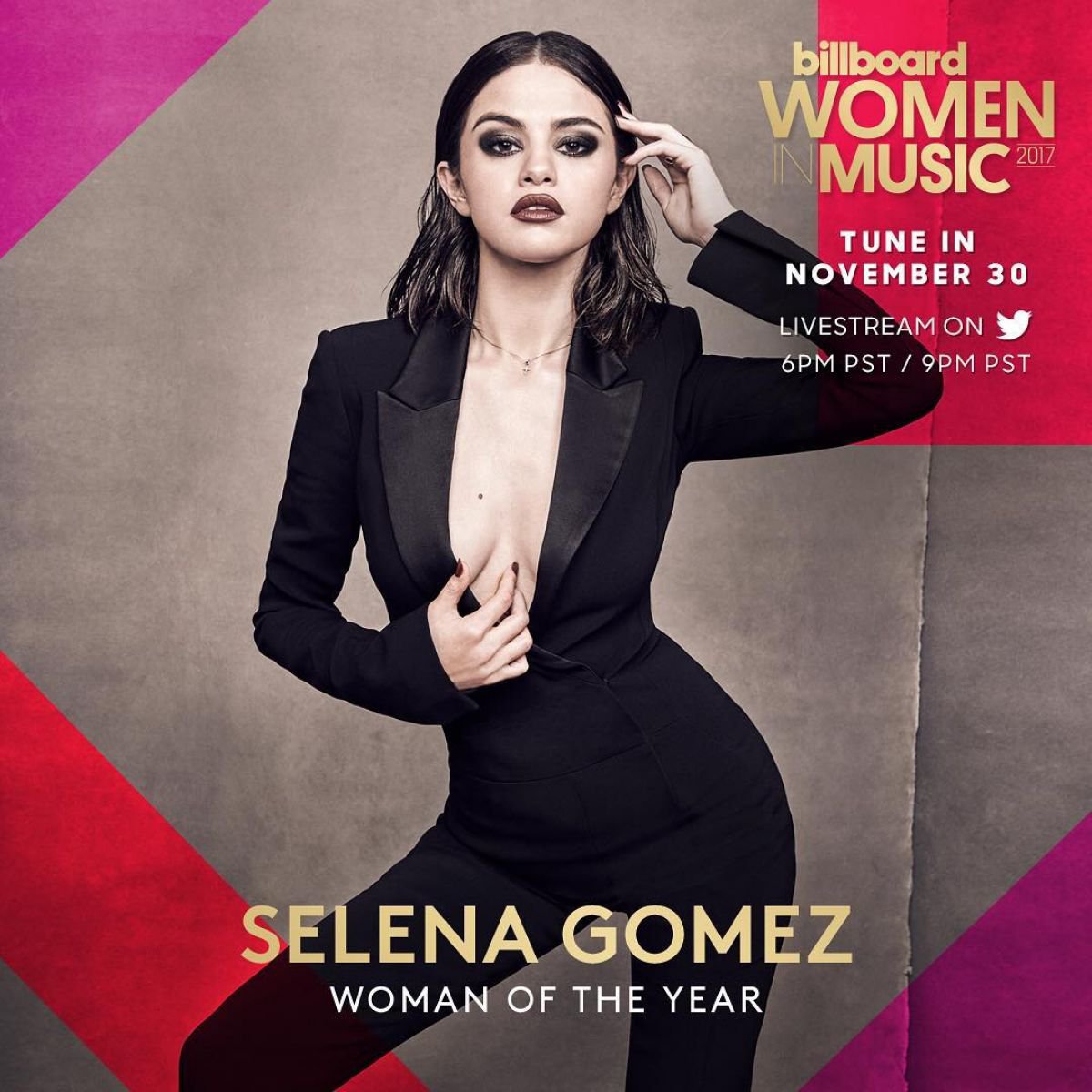 Selena Gomez Photo Shoot Billboard Magazine December 2017
