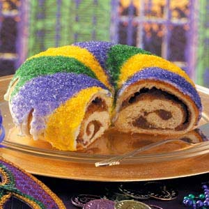 http://www.tasteofhome.com/recipes/mardi-gras-king-cake