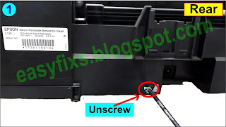 How to replace the waste ink pad, Epson L120 - 01