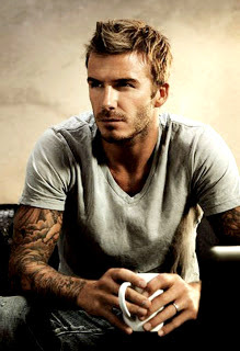 beckham jawline with little beard