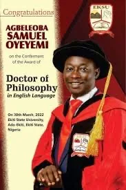 Dr. Oyeyemi Agbeleoba
