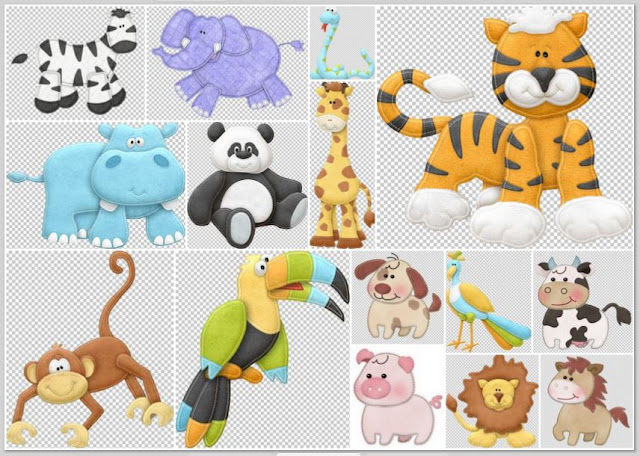 Tierno Clipart de Animales.