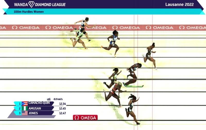 Tobi Amusan loses race in Lausanne Diamond League, finishes second