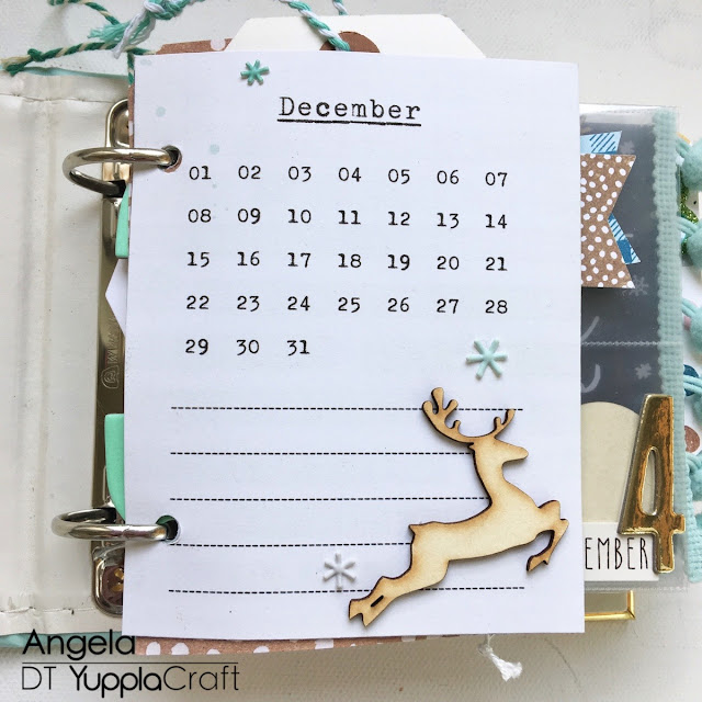 My December Daily 2017 by Angela Tombari for Yuppla Craft DT