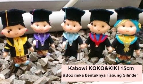 KABOWI PRODUSEN BONEKA WISUDA PLAKAT Souvenir Graduation 