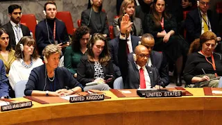 Since 1945, How did the American veto protect Israel within the Security Council?