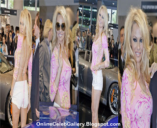 Pamela Anderson Pics, Marques Monaco Car Show